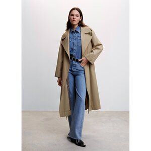 MANGO Oversized Trench Coat